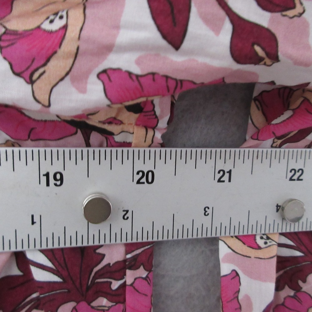 J Crew Liberty of London Top Small‎ Floral Butterfield Poppy Smocked Ruffle Neck - Picture 7 of 10